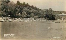 California Guerneville Johnsons Beach Russian RPPC Photo Postcard 22-5408 picture