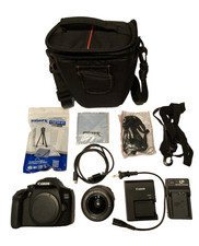 Canon EOS-2000D 24.1MP DSLR Camera - Kit with 18-55mm Lens, B. Chargers & Case picture