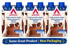 Atkins Dark Chocolate Royale Protein Shake, High Protein, Low Carb 12 Ct picture