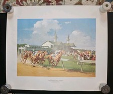 The Kentucky Derby 1963 Print By Hadden Sundblom Of 1914 Kentucky Derby 24