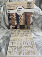 Bo Bunny Coffeetion Paper Craft Kit- Foil Transfers New picture