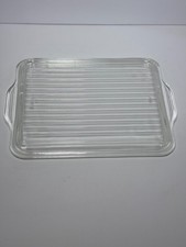 Vintage Pyrex 503-C Clear Glass Ribbed Refrigerator Dish Lid Replacement 1.5 Qt picture