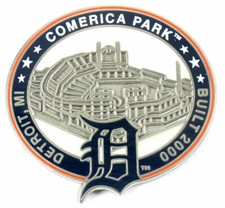 Detroit Tigers Comerica Park Pin - Detroit, MI / Built 2000 - Limited 1,000 picture