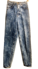 EDWIN Tokyo Japan Mens 29 X 32 Acid Wash Blue Denim Jeans L.A. Slim 1414-V Vtg picture