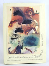 ALICE'S ADVENTURES IN WONDERLAND 150th Anniv. Lewis Carroll Salvador Dali NEW HC picture