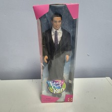 Vintage 1997 Totally Cool Ken Doll Mattel 19387 NIB NRFB Black Suit Damaged Box picture