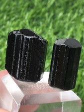 63.60 carats NATURAL BLACK TOURMALINE CRYSTALS LOT FROM  Pakistan. picture