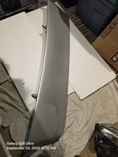 1984 - 1988 PONTIAC FIERO GT OEM REAR TRUNK SPOILER WING HATCH DECK LID SILVER picture