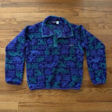 Vintage Patagonia Synchilla Fleece Gargoyle Aztec Print 1992  Size Small picture