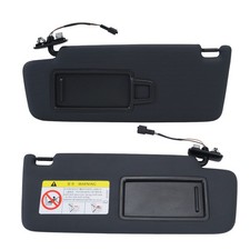 Pair Front Sun Visor Makeup Mirror Left Right For VW Golf 7 SportsVan Jetta MK7 picture