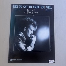 HOWARD JONES Like To Get To Know You Well SHEET MUSIC-1984 Unused picture