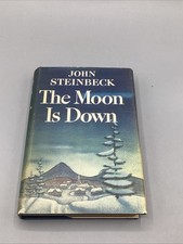 John Steinbeck THE MOON IS DOWN 1942 1stEd, 1st Printing, HC/DJ picture