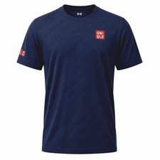 RF Roger Federer Uniqlo 2026 US Open Exclusive Tennis Shirt Size L picture