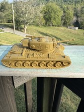 Vintage Marx Desert Fox #51 Large Tan Tank Military Toy Rare Original picture