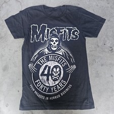 Misfits 40th Anniversary Rock Band tee shirt t-shirt preowned sz S picture