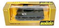 Vtg Solido 252 Military 1:50 Char M7 US Tank #71 Mint Boxed NRFB France picture