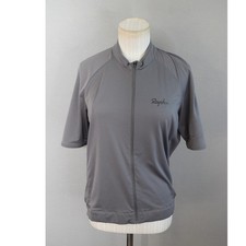 Rapha Core Jersey Large Grey Short Sleeve Full Zip Cycling Mens Shirt picture