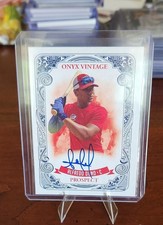 2021 Onyx Vintage - Alfredo Duno #VAAD Blue Ink Autographs /325 (AU, RC) picture