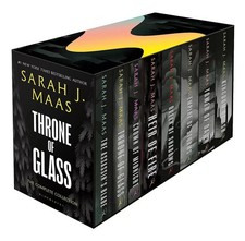 Throne of Glass 8 Books Box Set By Sarah J. Maas Paperback New usa stock picture