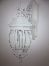 Satco 3-Light Outdoor White Wall Lantern Sconce - 60/891 picture