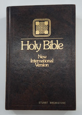 Zondervan NIV HOLY BIBLE Stuart Breakstone 1978 picture