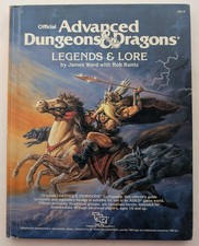 1984 Advanced Dungeons & Dragons Legends & Lore rulebook - TSR #2013 picture