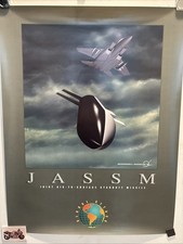 1999? McDonnell Douglas Poster JASSM Joint Air Surface Standoff Missile 27x21 picture