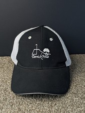 Xtreme Dornick Hills Golf Country Club Oklahoma Trucker Hat Black White picture