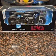 McFarlane Toys DC Multiverse Batcycle Vehicle The Batman 1:10 Black picture