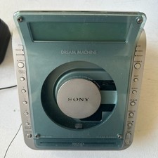 Sony Dream Machine ICF-CD855V CD Player Alarm Clock Radio FOR PARTS READ picture