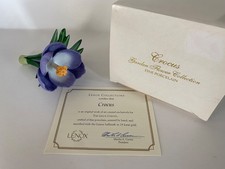 Lenox Crocus Garden Flower Fine Porcelain Sculpture New in Box With COA picture