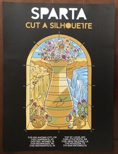 SPARTA (ex- AT THE DRIVE-IN) Cut A Silhouette 2026 Band SIGNED 24x18 TOUR POSTER picture