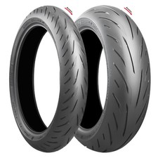 Bridgestone Battlax S22 120/70-17 & 180/55-17 Motorcycle Sports Tyre Pair picture