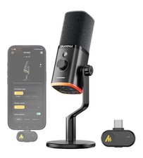 MAONO PD100W Wireless Dynamic USB-C/USB Microphone, RGB, Mute, Stand picture