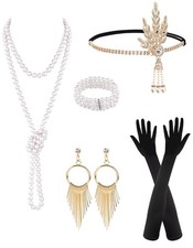 PLULON 1920s Accessories for Women, Great Gatsby Flapper Dress Accessories Fa... picture