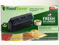 FoodSaver Elite All-in-One Liquid+ VS5910 Vacuum Sealer Seals Liquids Open Box picture