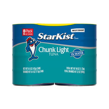 StarKist Chunk Light Tuna in Water, Wild Caught, 20g Protein, 5 oz, 8 Cans picture
