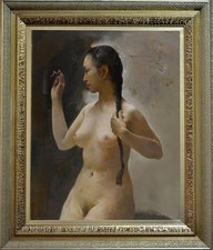 Hand Painted Oil Painting art chinese Female woman Nude On Canvas 24