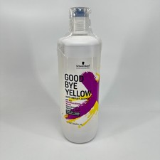 Schwarzkopf Good Bye Yellow pH 4.5 Neutralizing Wash Shampoo 33.8 Oz picture