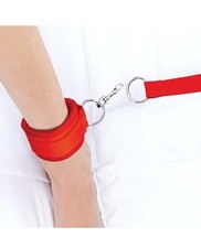 LUX FETISH 7 PC BED SPREADER RED picture
