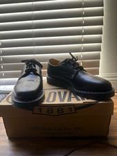 Solovair Gibson Men’s Black Leather Derby Lace-Up Dress Shoes 8.5 New Box picture