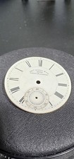 Antique Thos. Russell & Son Enamel Pocket Watch Dial 33.65mm Serial 15924 picture
