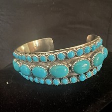 L James( Lorenzo James) Navajo jewelry bracelet cuff sterling silver picture