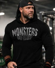 Iron Gods Monsters Do Exist Hoodie Gym Tyrus Shirt Pullover Workout Pump Cover picture
