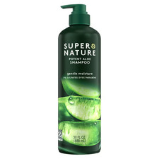 Super Nature Potent Aloe Shampoo 30 fl oz No Dies Sulfates Parabens picture