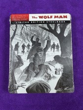 NEW THE WOLF MAN Limited Edition EXCLUSIVE STEELBOOK 4K UHD +Blu-ray +Digital picture
