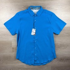 NWT Robert Graham Piers Classic Fit Stretch Button Up Shirt L picture