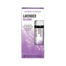 Aura Cacia Aromatherapy Roll-On, Lavender, 0.31 Fl Oz (Pack of 1), No Color picture