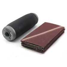 Aluminum Pneumatic Sanding Drum Rubber Sleeve With Sanding Belt 230mm x 30mm picture