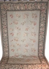 6 ft X 9 ft GORGEOUS HANDMADE FRENCH AUBUSSON RUG CARPET picture